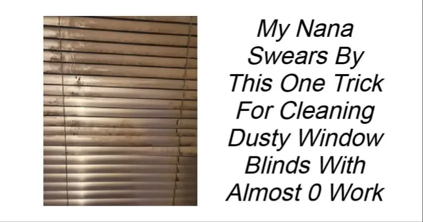 Read more about the article Trick For Cleaning Dusty Window Blinds