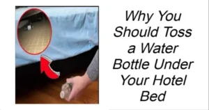 Read more about the article Why You Should Toss a Water Bottle Under Your Hotel Bed