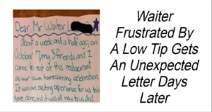 Read more about the article Waiter Frustrated By A Low Tip