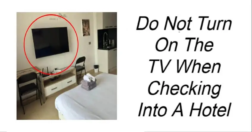 You are currently viewing Why You Should Never Turn on the TV When Checking Into a Hotel