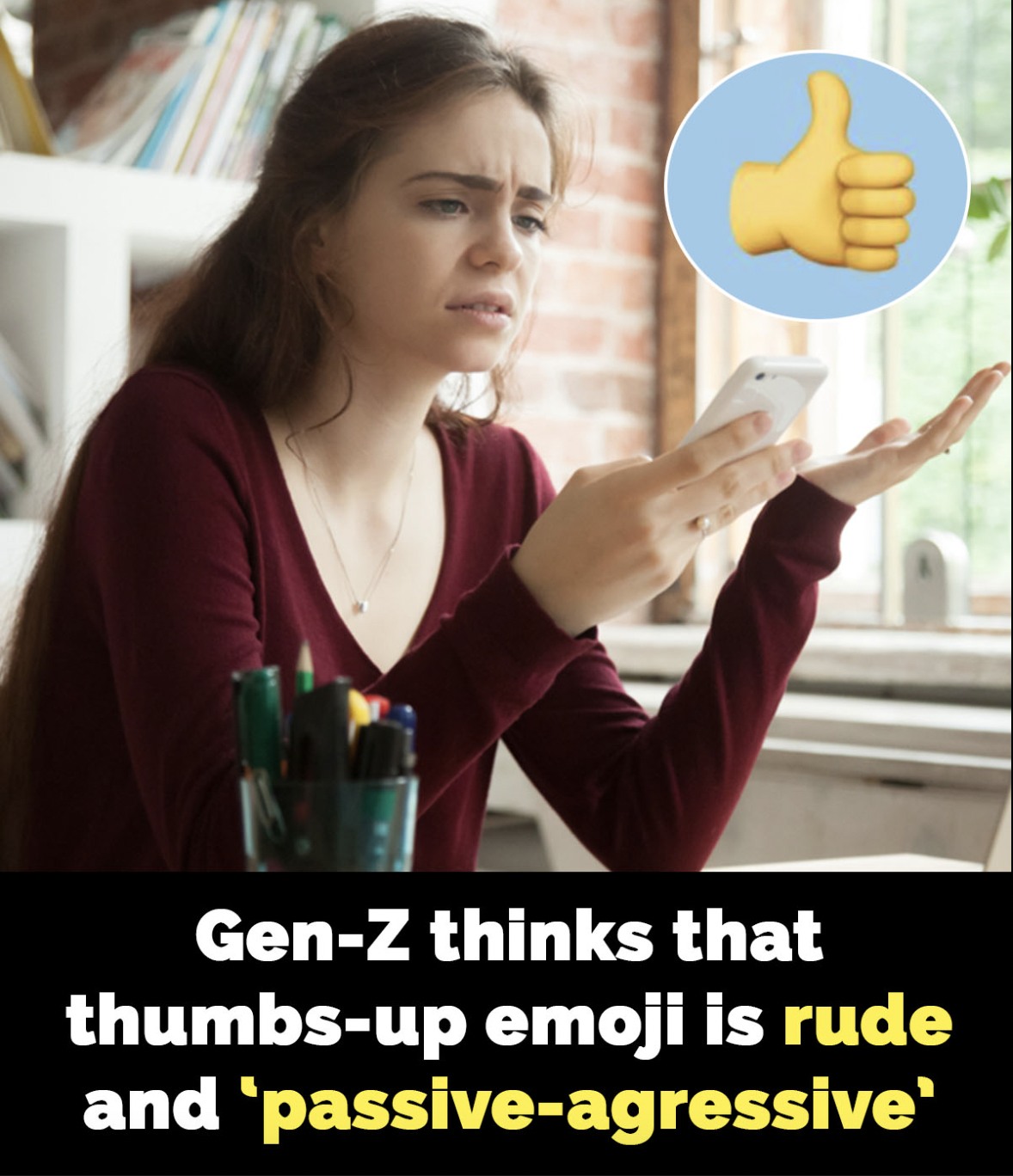 Read more about the article Title: Why Gen Z Finds the Thumbs-Up Emoji ‘Passive-Aggressive’