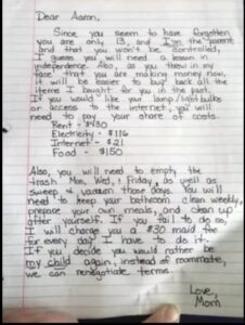 Read more about the article Teaching Responsibility: The Powerful Note a Mom Left for Her Disrespectful Son