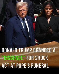 Read more about the article Donald Trump Criticized for Disrespecting Protocol at Pope Francis’ Funeral