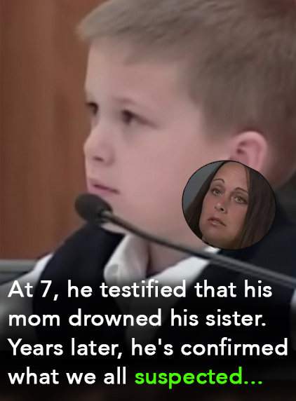 Read more about the article Boy Who Witnessed His Mother Drown His Sister Speaks Out Years Later: A Chilling Testimony of Trauma and Justice