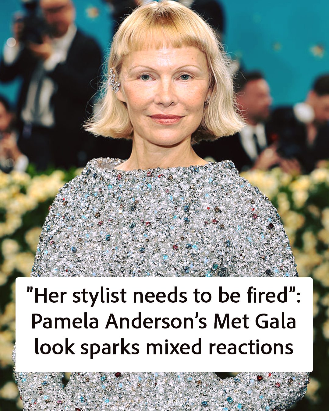 You are currently viewing Pamela Anderson’s Bold Look at the 2025 Met Gala Sparks Mixed Reactions