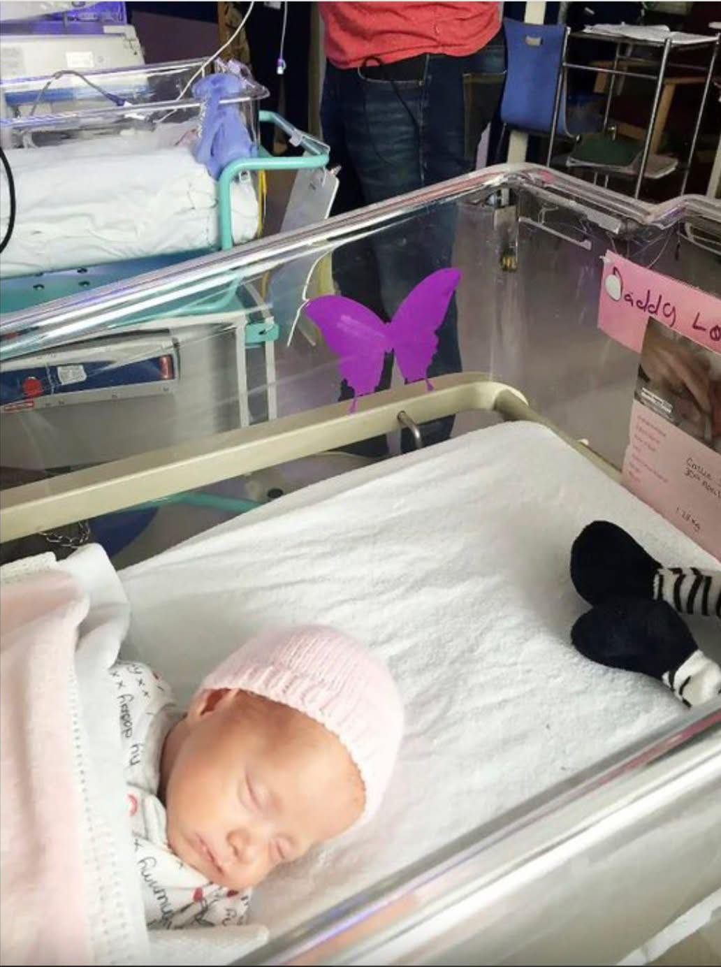 Read more about the article If You See a Purple Butterfly Sticker Near a Newborn, Here’s What It Means