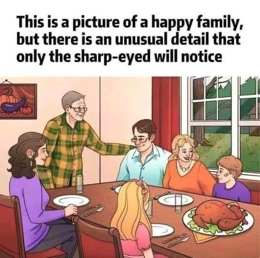 Read more about the article Brain Teaser: Can You Identify the Error in This Family’s Dining Room Photo in Under 15 Seconds?