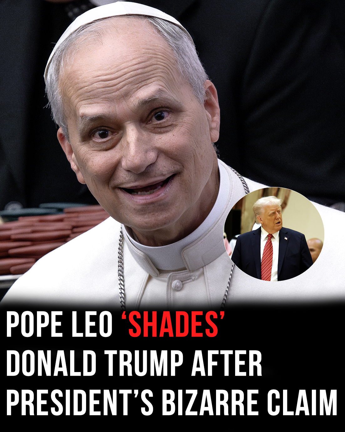 Read more about the article Pope Leo’s Subtle Clapback to Trump Goes Viral — Sparks Debate Over Free Speech, Journalism, and Ego