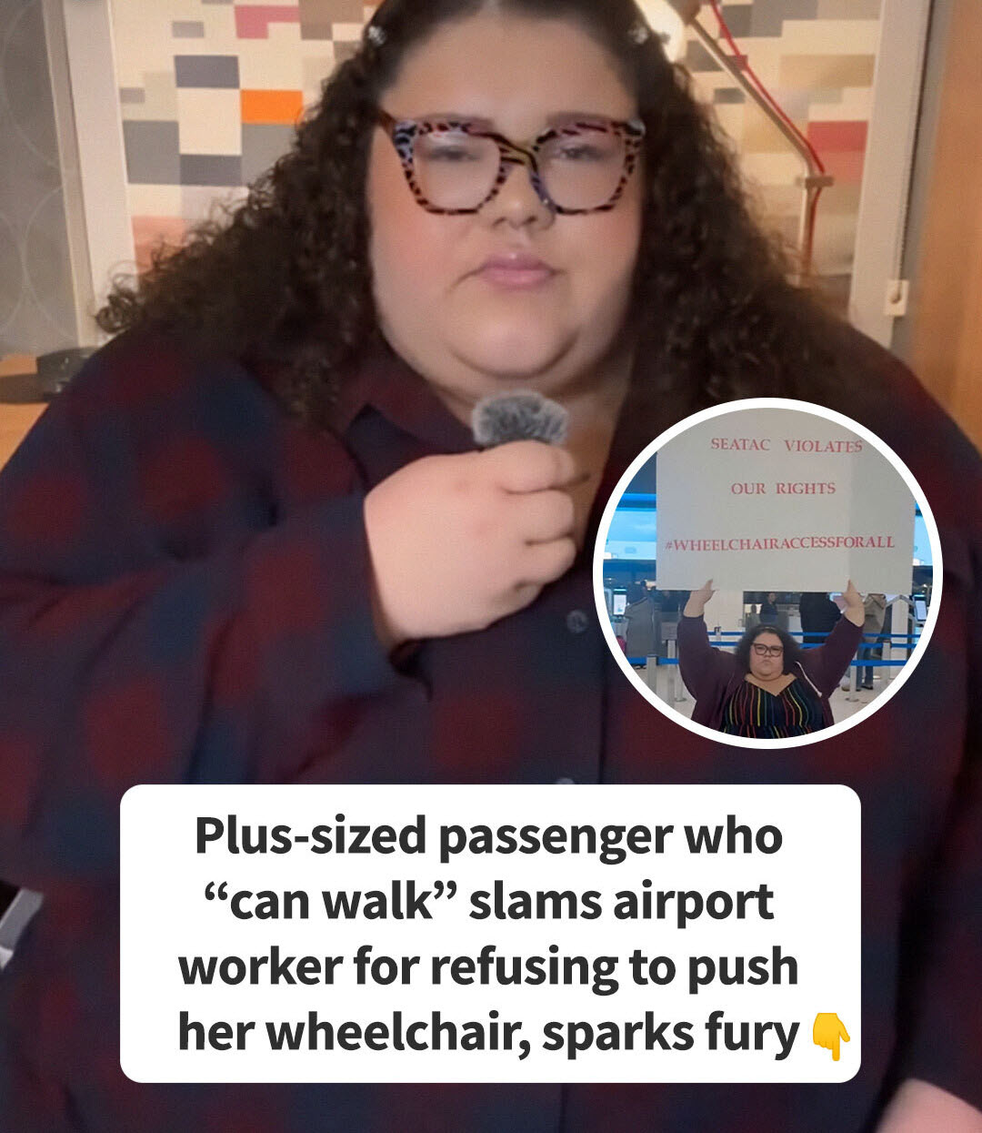 You are currently viewing Plus-Size Influencer Denied Wheelchair Assistance at Airport, Sparks Protest Over Discrimination