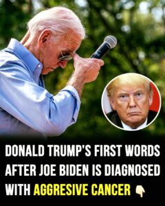 Read more about the article Trump Responds to Biden’s Aggressive Cancer Diagnosis with Unexpected Message