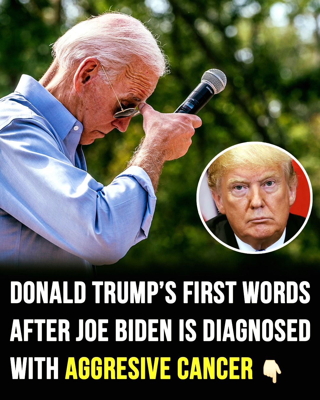 You are currently viewing Trump Responds to Biden’s Aggressive Cancer Diagnosis with Unexpected Message