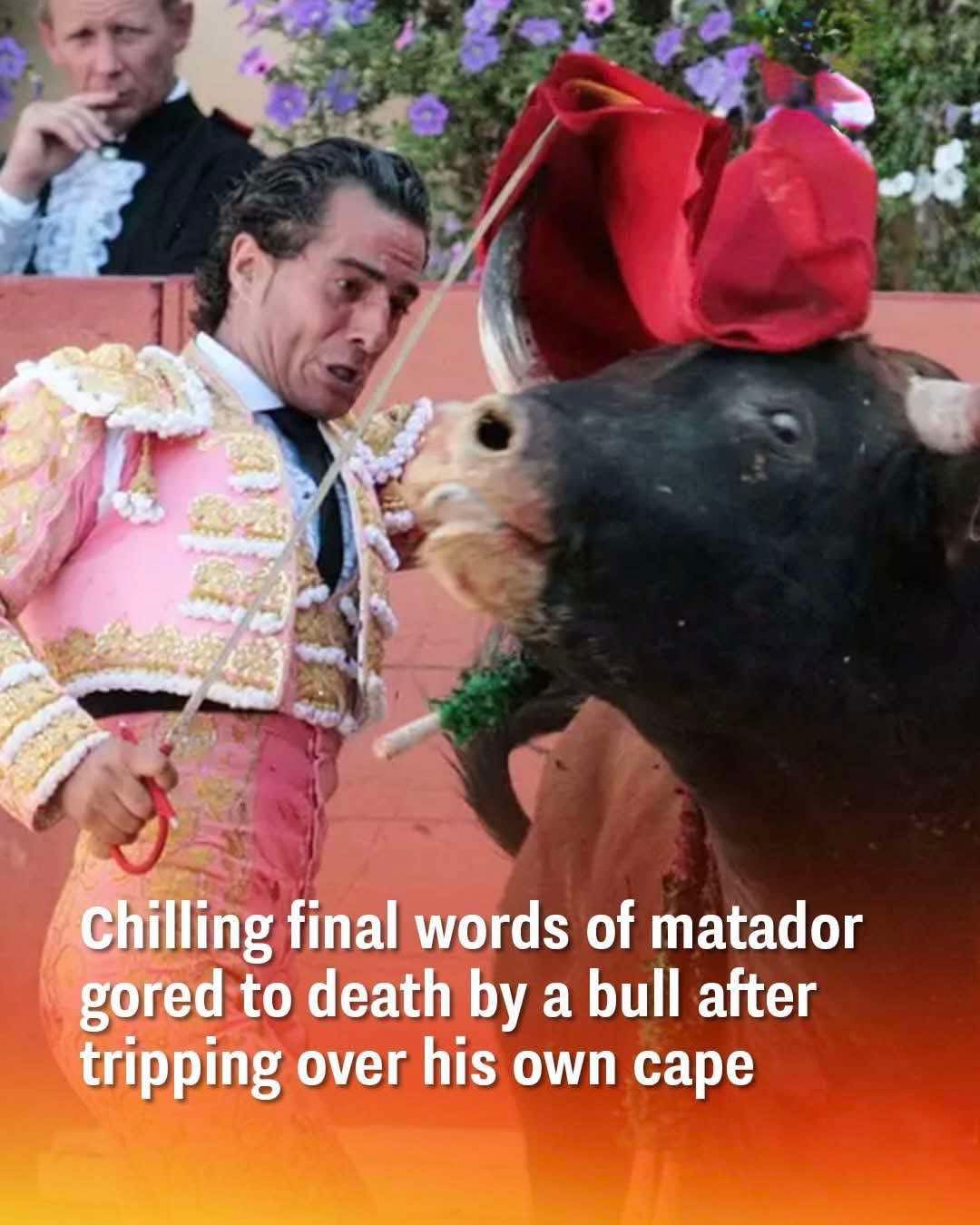 Read more about the article Chilling Final Words of Matador Gored to Death by a Bull