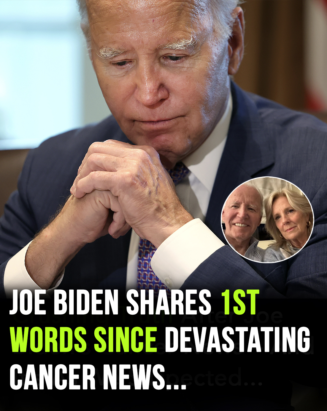You are currently viewing Joe Biden Breaks Silence After Cancer Diagnosis: “We Are Strongest in the Broken Places”