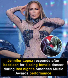 Read more about the article Jennifer Lopez Responds to Criticism Over ‘Lesbian Kiss’ at the 2025 American Music Awards