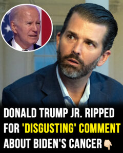 Read more about the article Donald Trump Jr. Under Fire for “Disgraceful” Remarks About President Biden’s Cancer Diagnosis