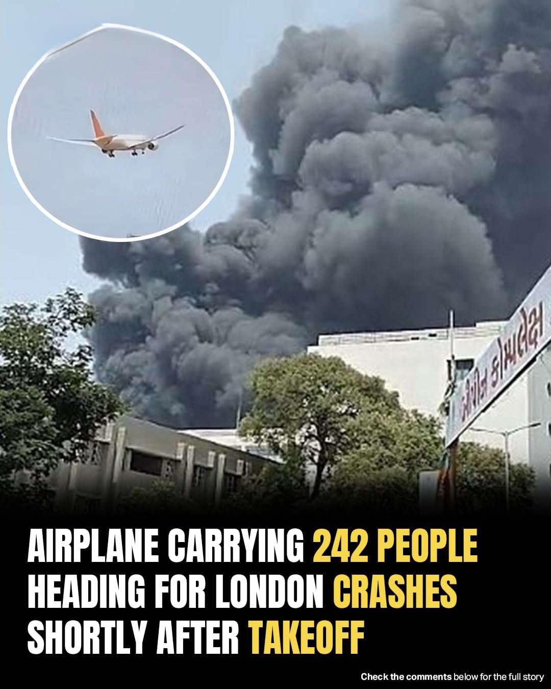 Read more about the article The Tragic Crash of London-Bound Plane in Ahmedabad: A Devastating Loss