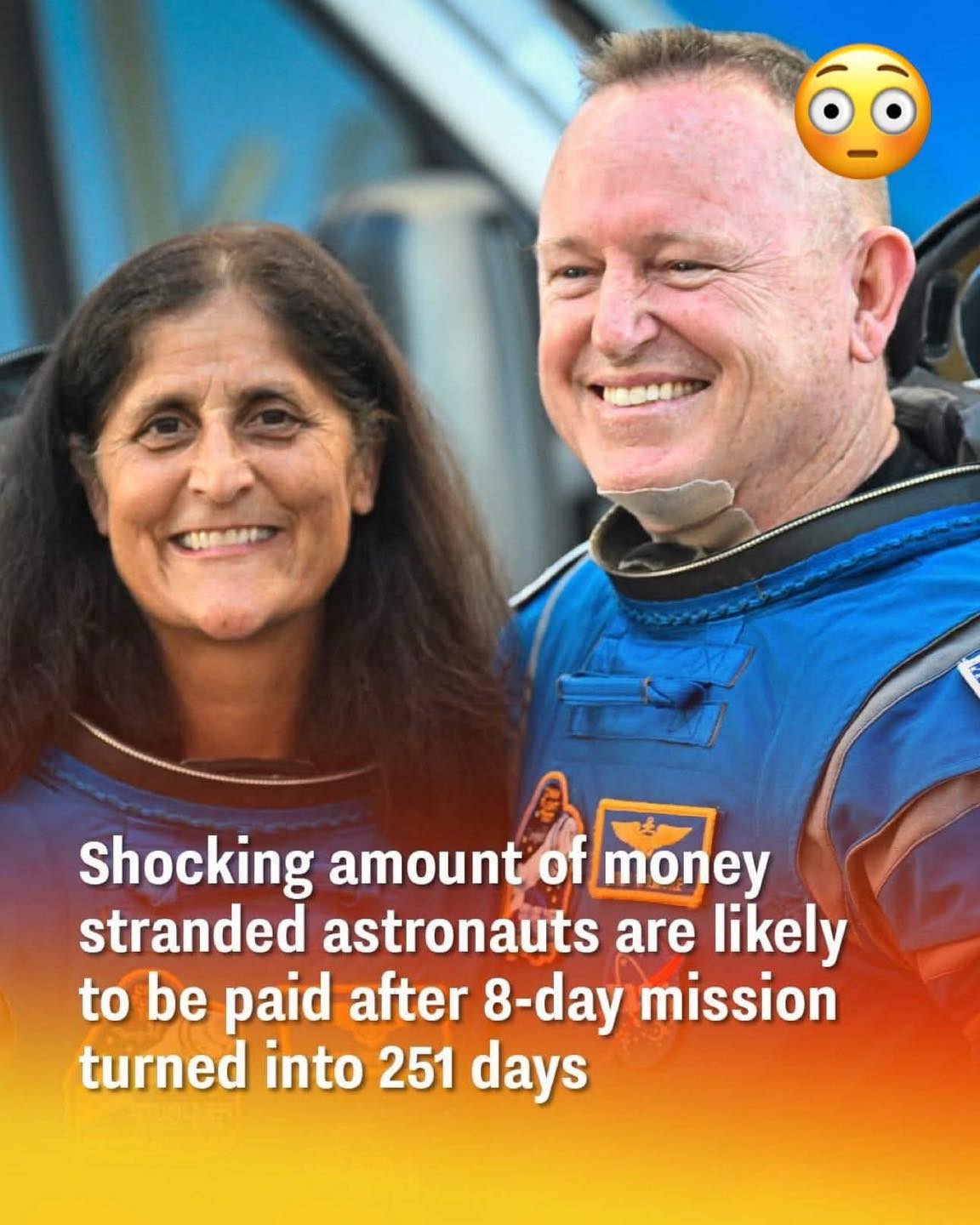 Read more about the article Stranded Astronauts to Be Paid a Shocking Amount After 8-Day Mission Turns Into Months