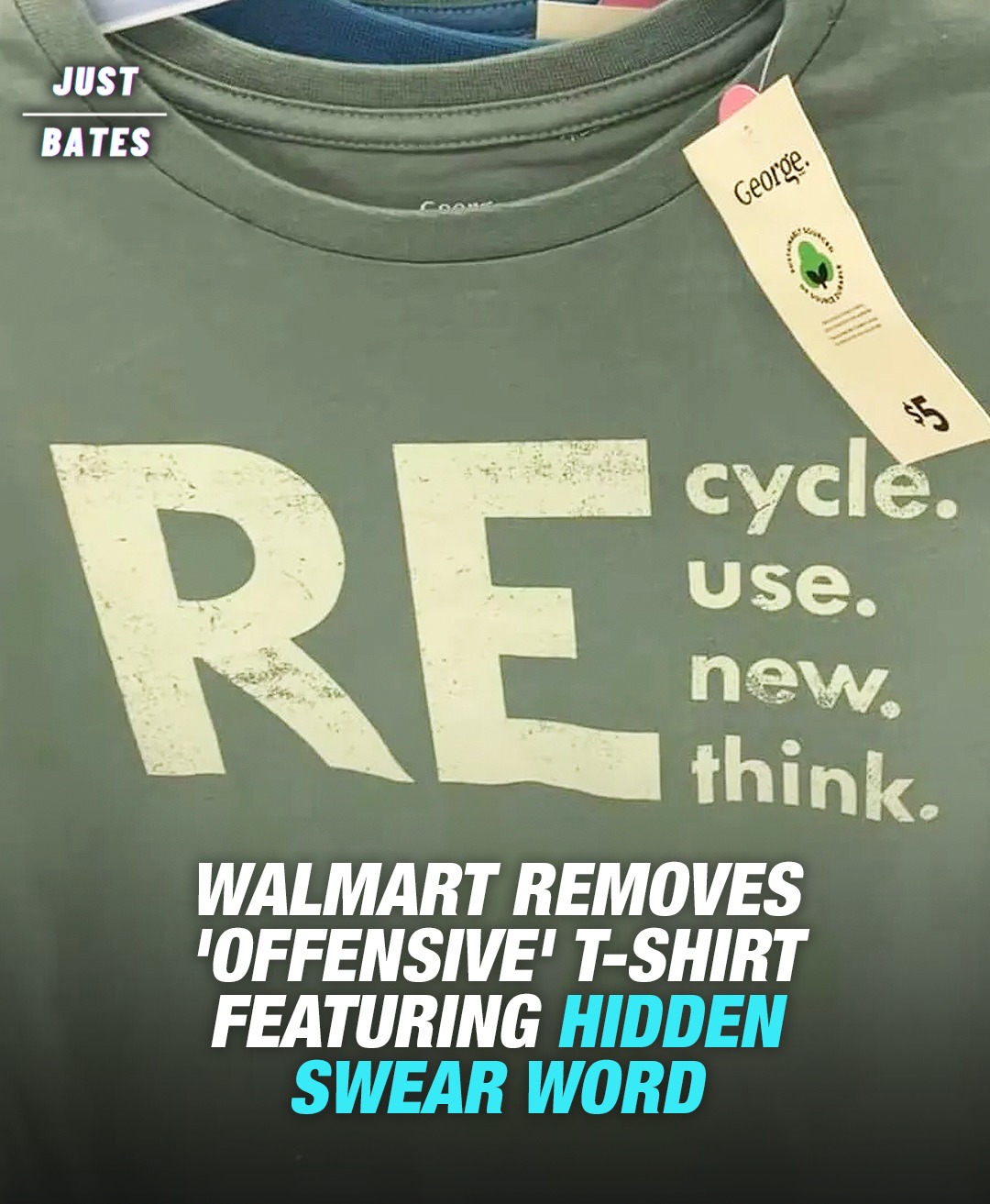 You are currently viewing Walmart Pulls ‘Offensive’ T-Shirt Featuring Hidden Swear Word