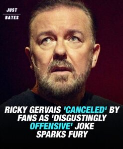 Read more about the article Ricky Gervais ‘Canceled’ After ‘Outrageously Offensive’ Joke Sparks Fury