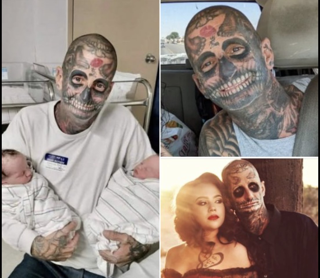 Read more about the article Heavily Tattooed Dad Faces Backlash, Wife Reveals the Truth About Their Family Life