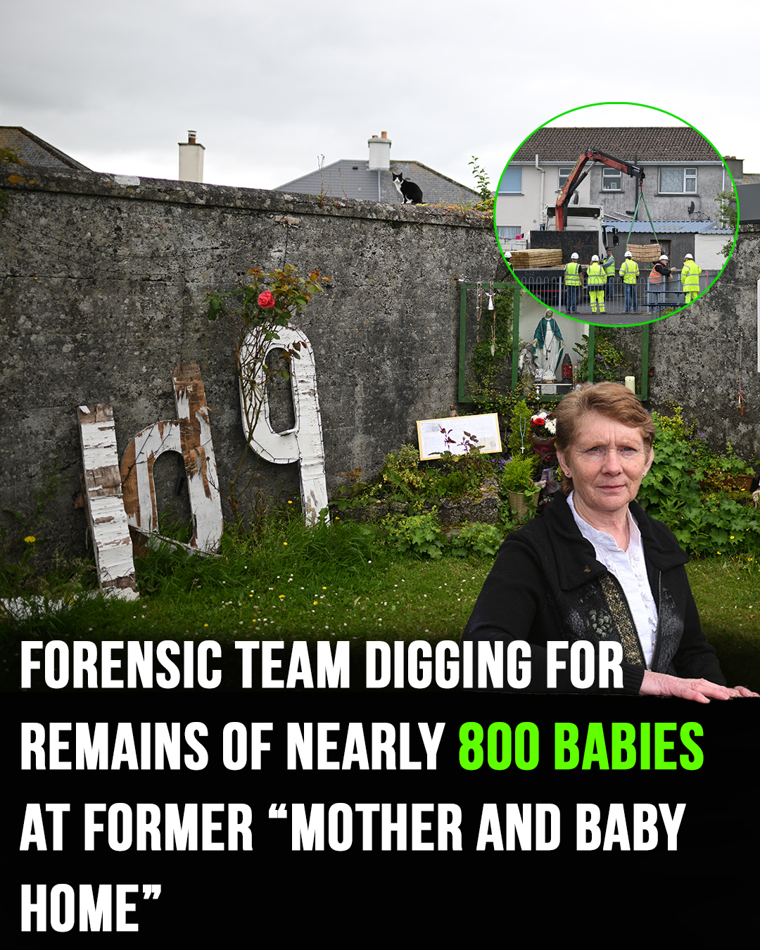 You are currently viewing Forensic Team Excavates Tuam Site to Uncover Remains of Nearly 800 Babies at Former Mother and Baby Home