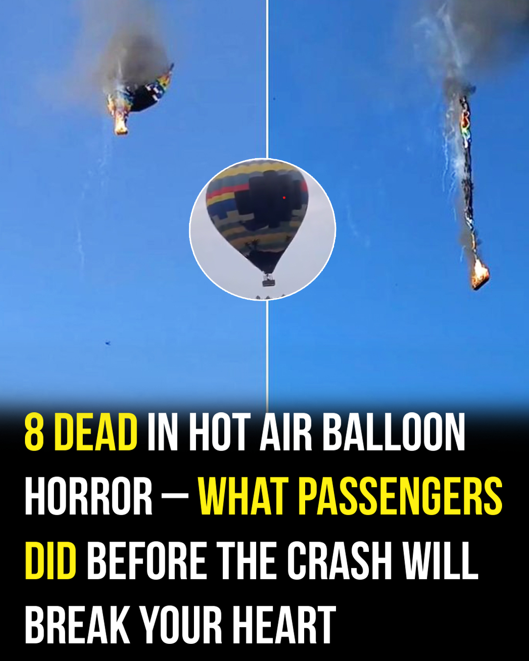 You are currently viewing Horrific Hot Air Balloon Accident in Brazil Leaves Eight Dead
