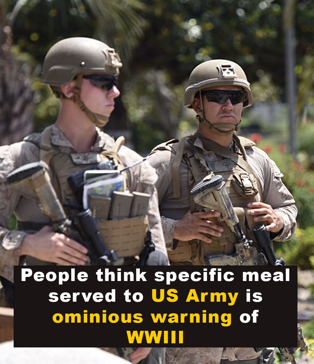You are currently viewing Viral Army Meal Sparks Fears of World War III Amid Escalating Israel-Iran Conflict