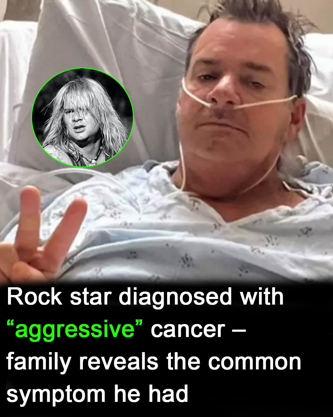 You are currently viewing Rock Star Diagnosed with Aggressive Cancer Reveals Common Symptom
