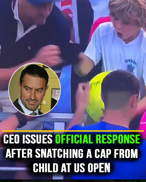You are currently viewing CEO Issues Public Apology After Snatching Signed Hat from Child at US Open