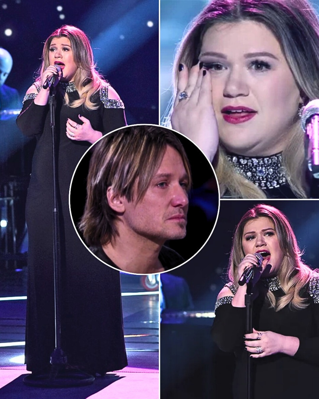 You are currently viewing Kelly Clarkson Breaks Down in Tears Performing Rewritten “Piece by Piece”