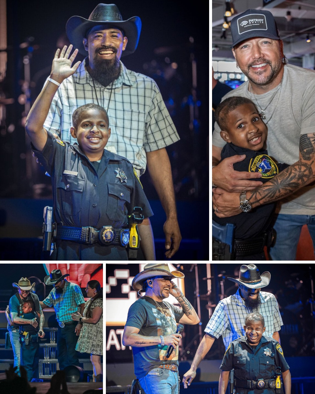 You are currently viewing Jason Aldean and 13-Year-Old Cancer Fighter DJ Daniel Bring Hope to Houston