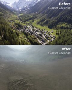 Read more about the article The Blatten Glacier Collapse: A Stark Reminder of the Growing Impact of Climate Change