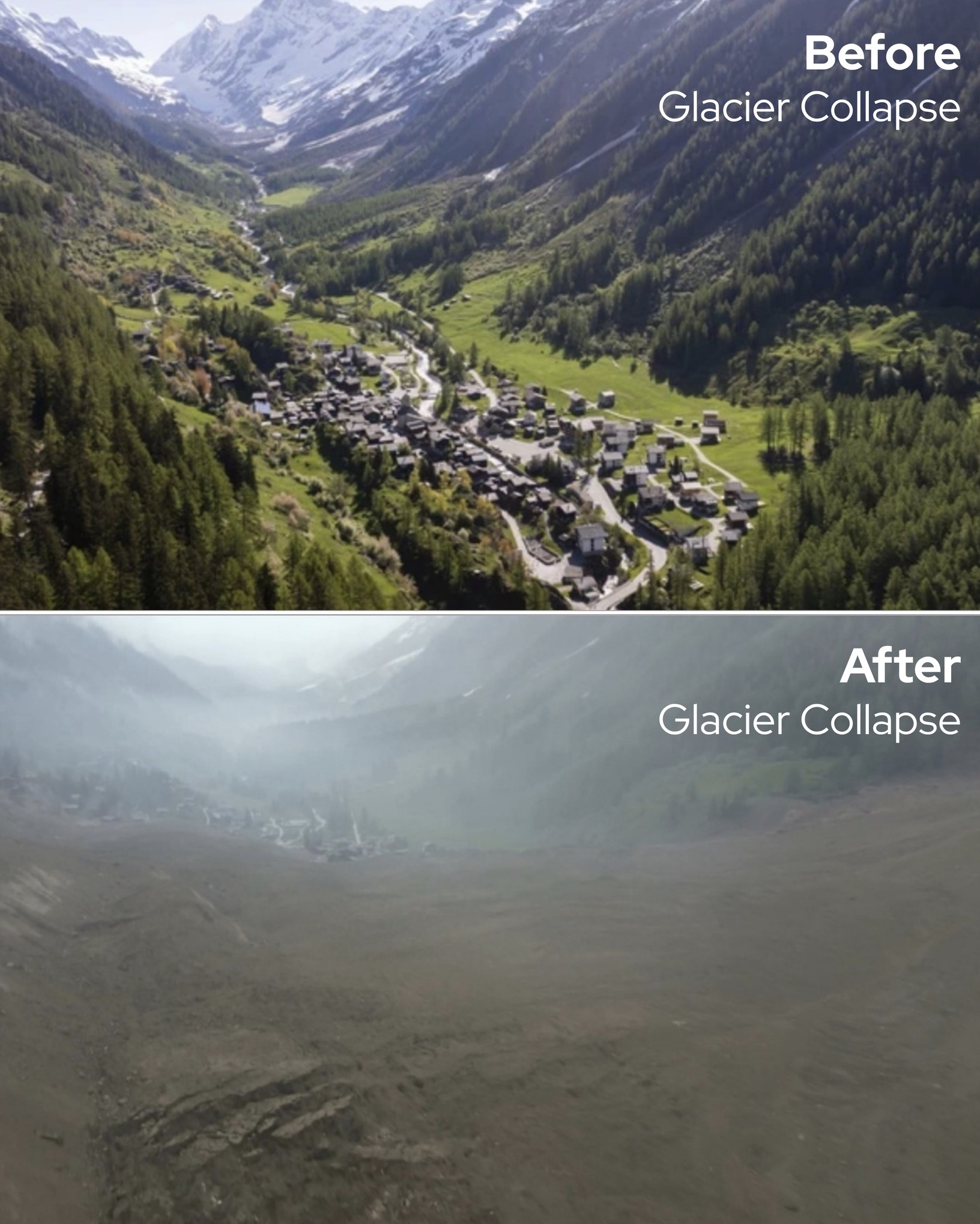 You are currently viewing The Blatten Glacier Collapse: A Stark Reminder of the Growing Impact of Climate Change