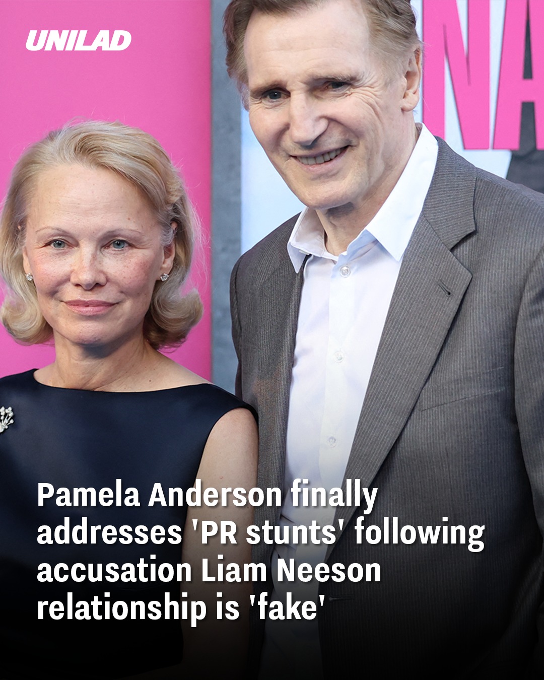 You are currently viewing Pamela Anderson Responds to ‘PR Stunt’ Accusations Amid Liam Neeson Relationship Speculation