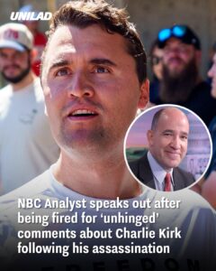 Read more about the article NBC Analyst Apologizes After Firing for ‘Unhinged’ Comments on Charlie Kirk’s Assassination