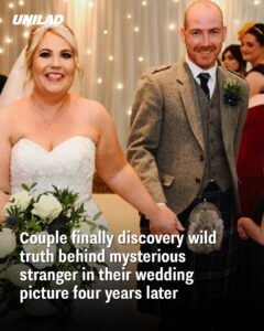 Read more about the article Couple Unravels Hilarious Mystery Behind ‘Random Stranger’ in Their Wedding Photos