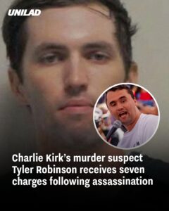 Read more about the article Tyler Robinson Charged with Seven Offenses in Connection to Charlie Kirk’s Murder