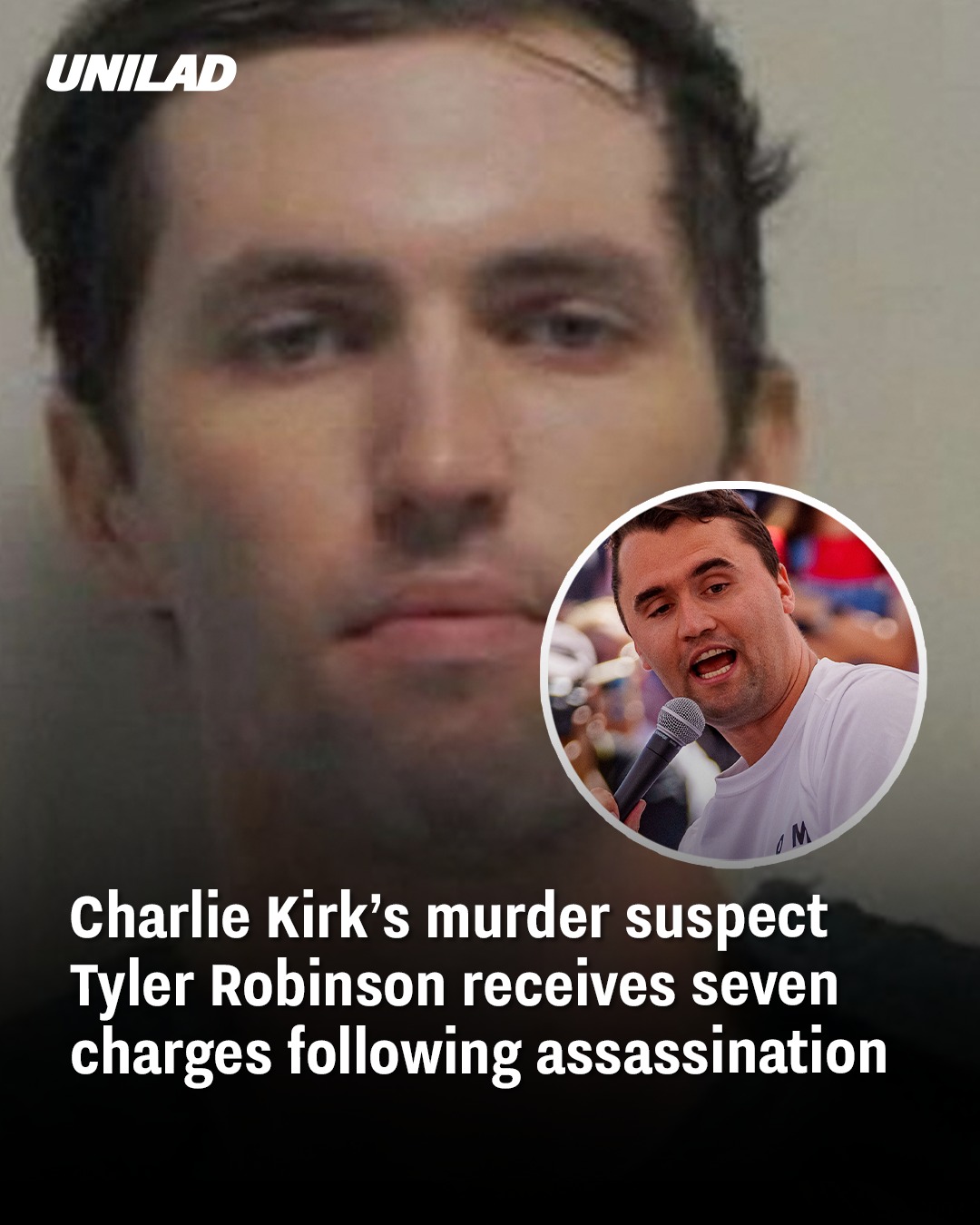 Read more about the article Tyler Robinson Charged with Seven Offenses in Connection to Charlie Kirk’s Murder