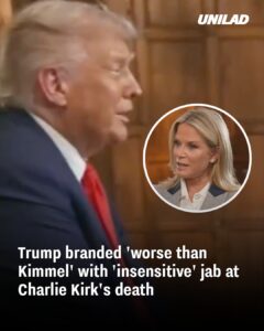 Read more about the article Trump Faces Backlash for ‘Insensitive’ Comments About Charlie Kirk’s Death