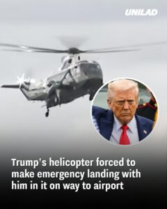 Read more about the article Trump’s Marine One Makes Emergency Landing in the UK Due to Hydraulic Issue