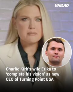 Read more about the article Erika Kirk Appointed CEO of Turning Point USA to Continue Husband Charlie’s Legacy