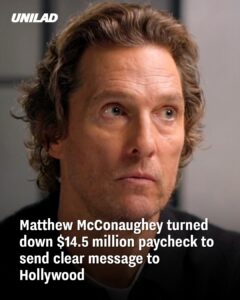Read more about the article Matthew McConaughey turned down $14.5 million paycheck to send clear message to Hollywood