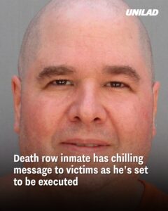 Read more about the article Death Row Inmate Richard Djerf Sends Chilling Message to Victims Ahead of Execution