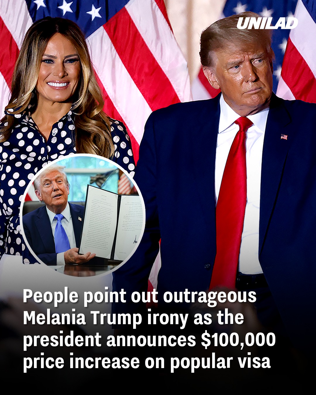 You are currently viewing The Irony Behind Trump’s H-1B Visa Fee Increase and Melania’s Journey to the U.S.