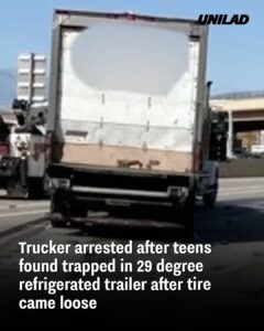 Read more about the article Trucker Arrested After Teens Found Trapped in 29-Degree Refrigerated Trailer