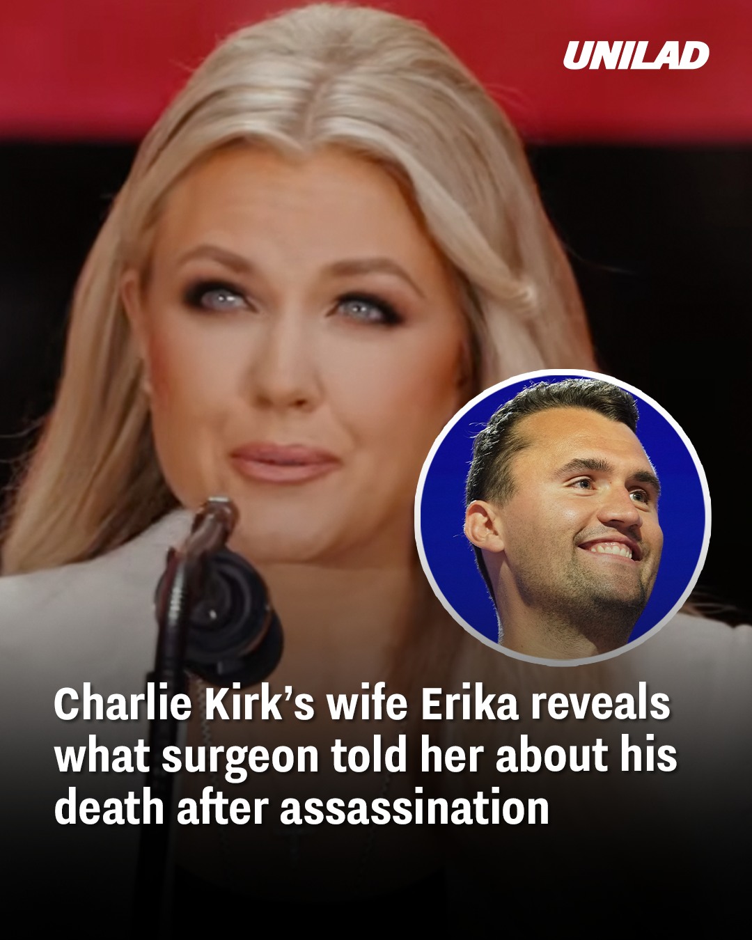 You are currently viewing Title: Erika Kirk Reveals Surgeon’s Words on Husband Charlie Kirk’s Death After Assassination