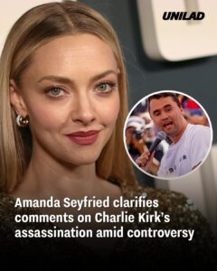 Read more about the article Amanda Seyfried Clears Up Controversial Comments on Charlie Kirk’s Death: A Look at the Backlash
