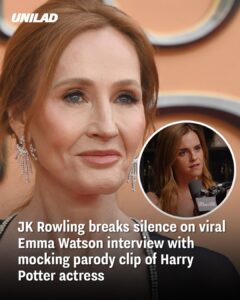 Read more about the article JK Rowling Reacts to Viral Emma Watson Interview with Mocking Parody Clip