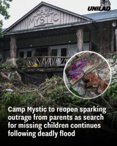 Read more about the article Recovery and Responsibility: Parents Outraged as Camp Mystic Plans Reopening After Deadly Flood