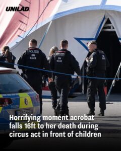 Read more about the article Horrifying Moment Acrobat Falls 16ft to Her Death During Circus Act in Front of Families